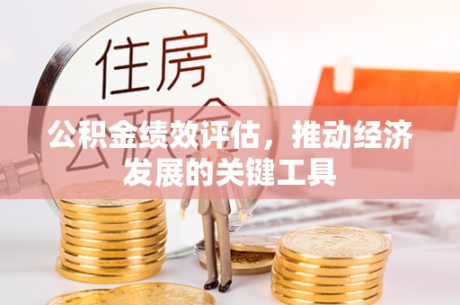 滨城公积金绩效评估，推动经济发展的关键工具