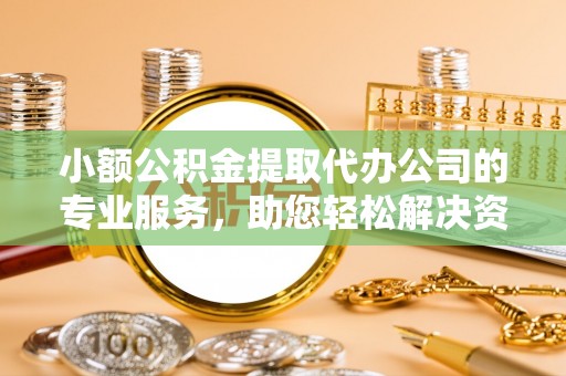 滨城小额公积金提取代办公司的专业服务，助您轻松解决资金难题