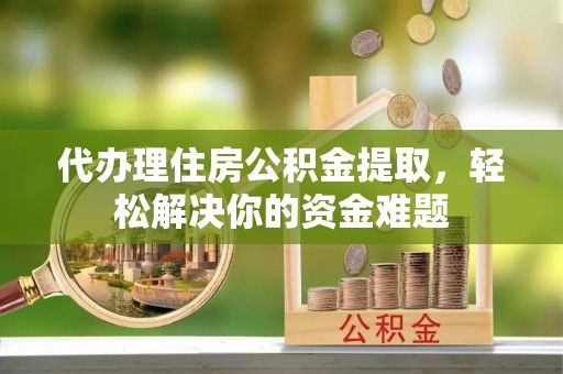 滨城代办理住房公积金提取，轻松解决你的资金难题