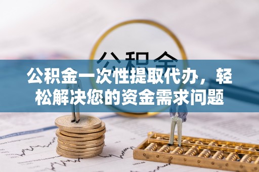 滨城公积金一次性提取代办，轻松解决您的资金需求问题
