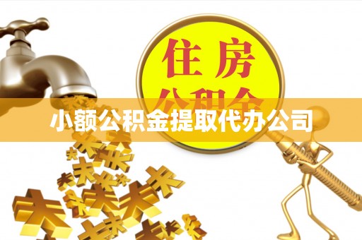 滨城小额公积金提取代办公司
