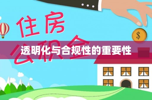 滨城透明化与合规性的重要性