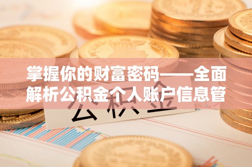 滨城掌握你的财富密码——全面解析公积金个人账户信息管理与优化
