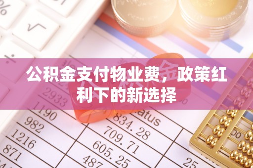 滨城公积金支付物业费，政策红利下的新选择