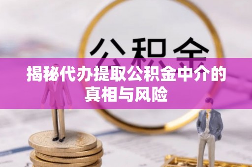 滨城揭秘代办提取公积金中介的真相与风险