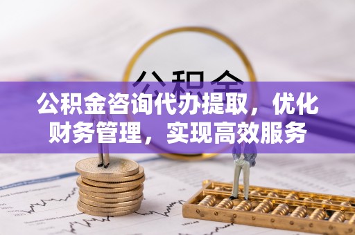 滨城公积金咨询代办提取，优化财务管理，实现高效服务