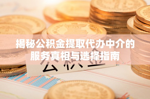 滨城揭秘公积金提取代办中介的服务真相与选择指南
