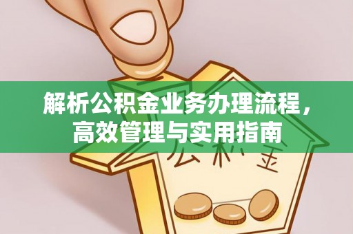 滨城解析公积金业务办理流程，高效管理与实用指南