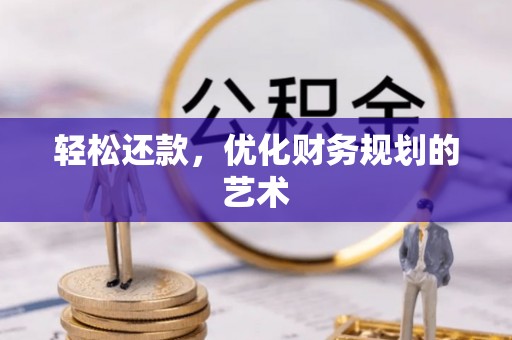 滨城轻松还款，优化财务规划的艺术
