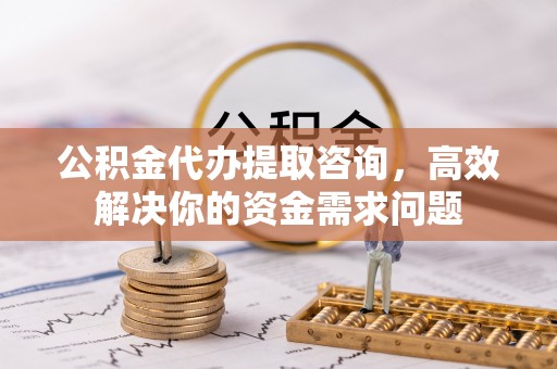 滨城公积金代办提取咨询，高效解决你的资金需求问题