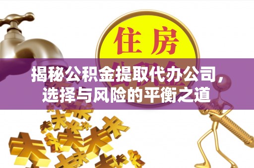 滨城揭秘公积金提取代办公司，选择与风险的平衡之道