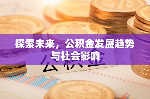 滨城探索未来，公积金发展趋势与社会影响