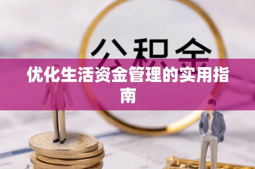 滨城优化生活资金管理的实用指南