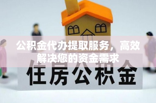 滨城公积金代办提取服务，高效解决您的资金需求