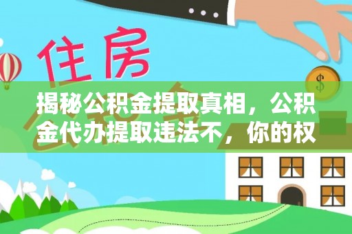 滨城揭秘公积金提取真相，公积金代办提取违法不，你的权益如何保障？