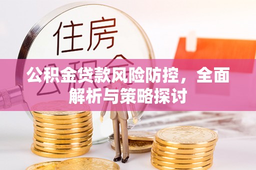 滨城公积金贷款风险防控，全面解析与策略探讨