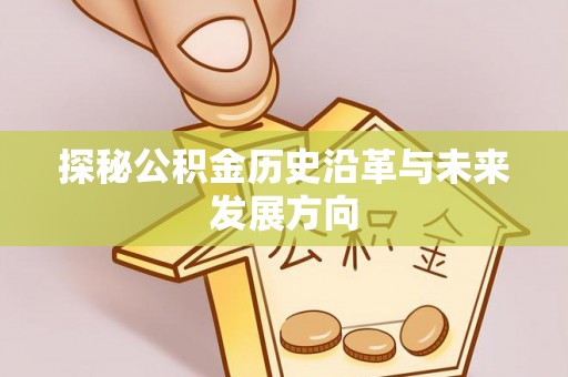 滨城探秘公积金历史沿革与未来发展方向