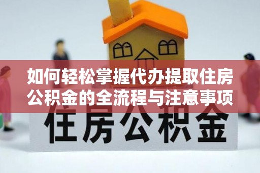 滨城如何轻松掌握代办提取住房公积金的全流程与注意事项