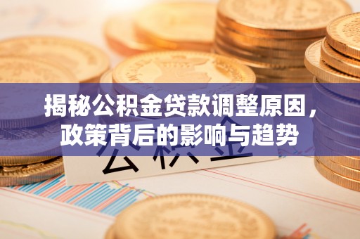 滨城揭秘公积金贷款调整原因，政策背后的影响与趋势