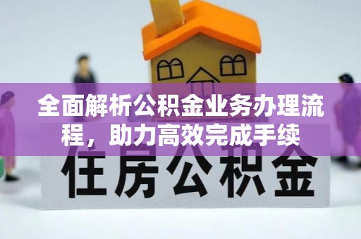 滨城全面解析公积金业务办理流程，助力高效完成手续
