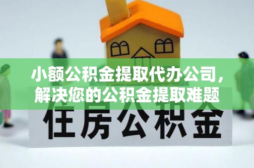 滨城小额公积金提取代办公司，解决您的公积金提取难题