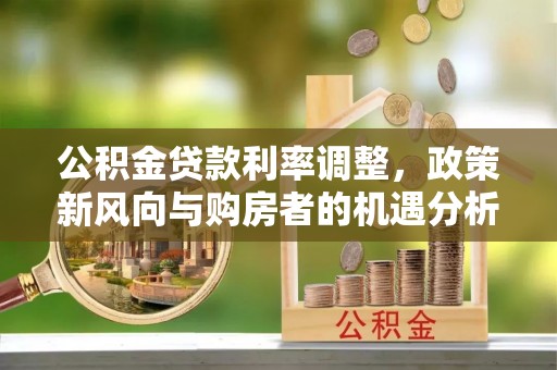 滨城公积金贷款利率调整，政策新风向与购房者的机遇分析