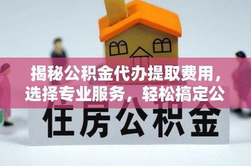 滨城揭秘公积金代办提取费用，选择专业服务，轻松搞定公积金提取