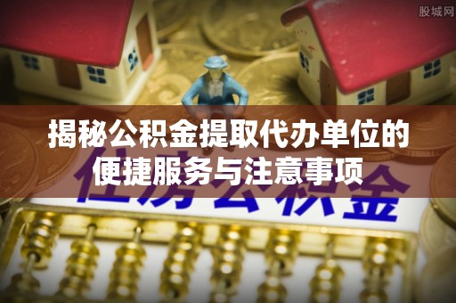滨城揭秘公积金提取代办单位的便捷服务与注意事项