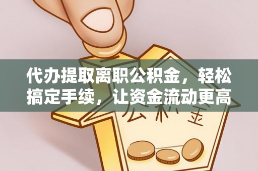 滨城代办提取离职公积金，轻松搞定手续，让资金流动更高效
