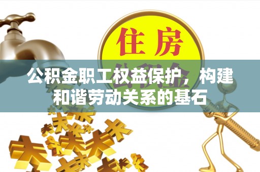 滨城公积金职工权益保护，构建和谐劳动关系的基石