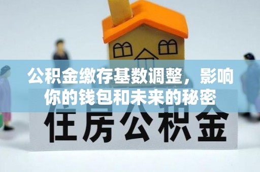 滨城公积金缴存基数调整，影响你的钱包和未来的秘密