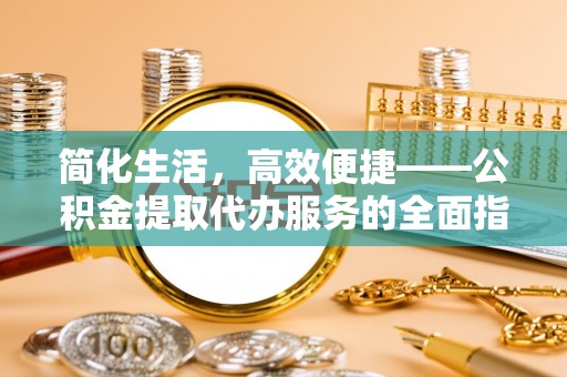 滨城简化生活，高效便捷——公积金提取代办服务的全面指南