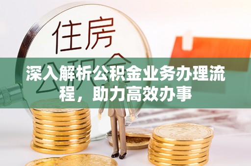滨城深入解析公积金业务办理流程，助力高效办事