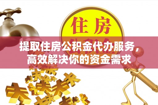滨城提取住房公积金代办服务，高效解决你的资金需求