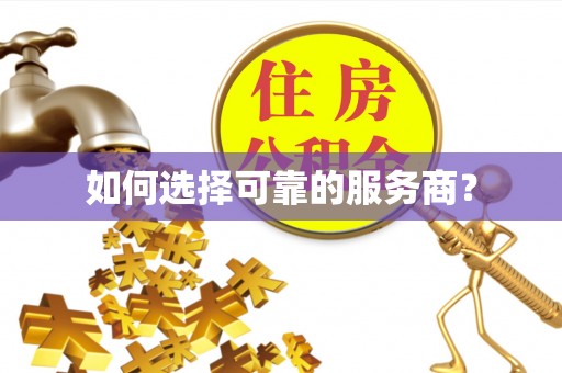 滨城如何选择可靠的服务商？