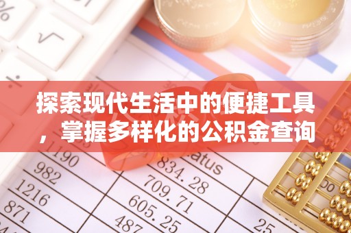 滨城探索现代生活中的便捷工具，掌握多样化的公积金查询方式